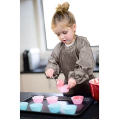 TOWEL MESSY EATER BIB TAUPE