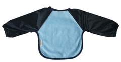 FLEECE SMALL L/S BIB SKY BLUE/NAVY