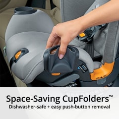 CHICCO OneFit Cleartex All in One Car Seat Obsidian