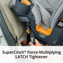 CHICCO OneFit Cleartex All in One Car Seat Obsidian