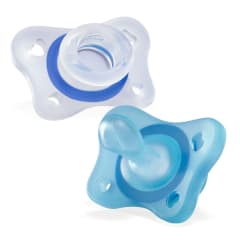 Soother:Physio MiniSoft Blu Sil 2-6m 2pc