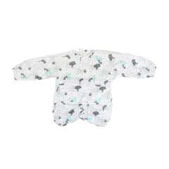 SILLY BILLYZ NYLON HIGHCHAIR HUGR L/S BIB ANIMALS
