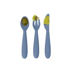 EZPZ HAPPY UTENSILS INDIGO