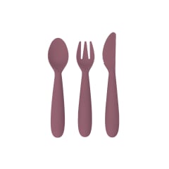 EZPZ HAPPY UTENSILS MAUVE