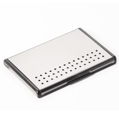 B/Card card case aluminium, silver