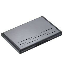 B/Card card case, aluminium, grey