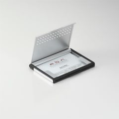 B/Card card case, aluminium, grey