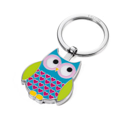 Keyring Owl Rosy multicoloured