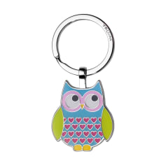 Keyring Owl Rosy multicoloured