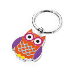 Keyring Owl Curly multicoloured