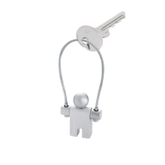 Keyring Jumper Matte silver