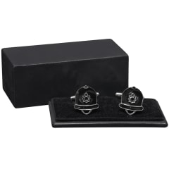 #19 UK POLICE HELMET CUFFLINKS