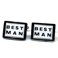 101BM BEST MAN CUFFLINKS