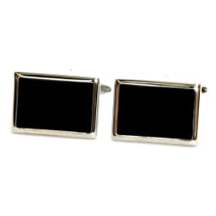 684 BLACK ONYX CUFFLINKS