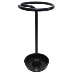 BLACK UMBRELLA STAND CERAMIC BASE