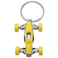 KEY HOLDER RACING CAR YELLOW