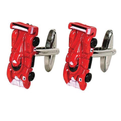 LE MANS RACE CAR CUFFLINKS RED