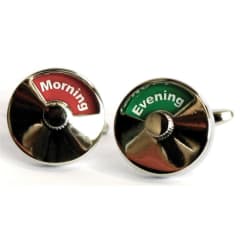 MORNING AFTERNOON EVENING CUFFLINKS