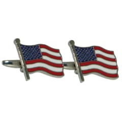 USA FLAG CUFFLINKS