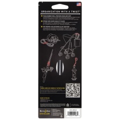 NITE IZE Gear Tie Reuse. Rub-Twst Tie 12" 2Pk Blk