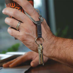 SlideLock Keyring - Stainless