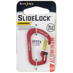 SlideLock Carabiner Aluminum #2 - Red