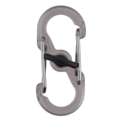 NITE IZE S-Biner MicroLck Polycarbonate 2Pk Smoke