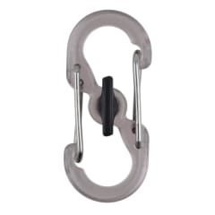 NITE IZE S-Biner MicroLck Polycarbonate 2Pk Smoke