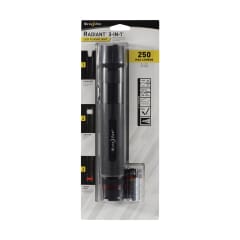 Radiant 3-in-1 LED Flashlight - Black