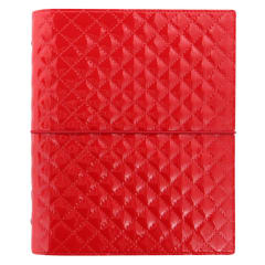 A5 Domino Luxe Organiser Red