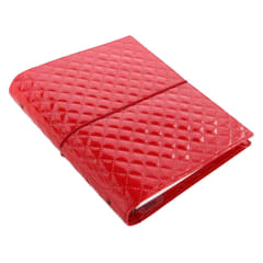 A5 Domino Luxe Organiser Red