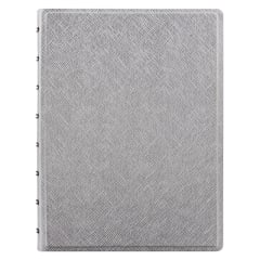 A5 SAFFIANO NOTEBOOK MTLC SILVER