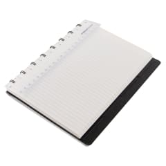 A5 SAFFIANO NOTEBOOK MTLC SILVER