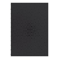 A5 Notebook Black Folio Refill 56pk