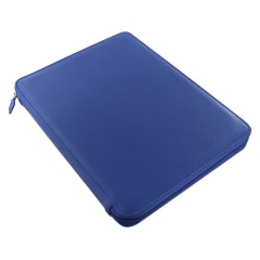 A4 Metropol Zip Folio Navy