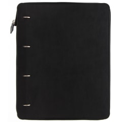 A4 Monochrome Zip Clipbook Black