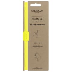 FILOFAX A5 SAFFIANO CLIPBOOK ELASTIC FLRO YELLOW