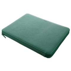 A4 Finsbury Zip Folio Forest Green