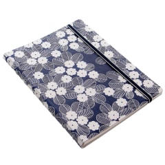 A5 Impressions Notebook Navy/White