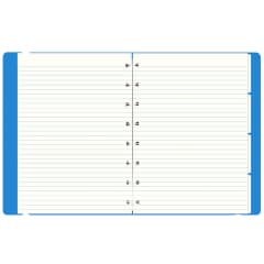 FILOFAX A5 SAFFIANO NOTEBOOK FLURO BLUE