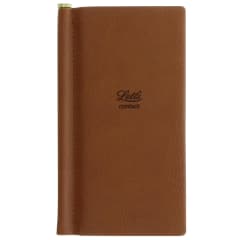 LETTS Origins Slim Pkt Address Book Tan