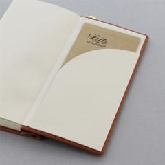 LETTS Origins Slim Pkt Address Book Tan