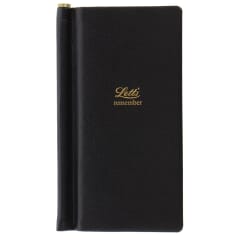 Legacy Slim Pkt Password book Blk