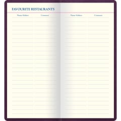 LETTS Legacy Slim Pkt Travel Journal Prpl