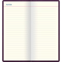 LETTS Legacy Slim Pkt Travel Journal Prpl