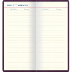 LETTS Legacy Slim Pkt Travel Journal Prpl