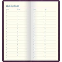 LETTS Legacy Slim Pkt Travel Journal Prpl