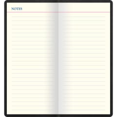 LETTS Legacy Slim Pkt Travel Journal Blk