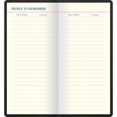LETTS Legacy Slim Pkt Travel Journal Blk