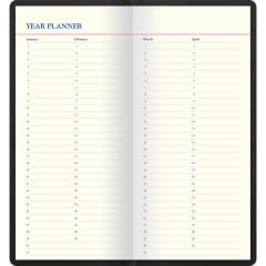 LETTS Legacy Slim Pkt Travel Journal Blk